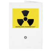 Radioactive Sign Cards (Back)
