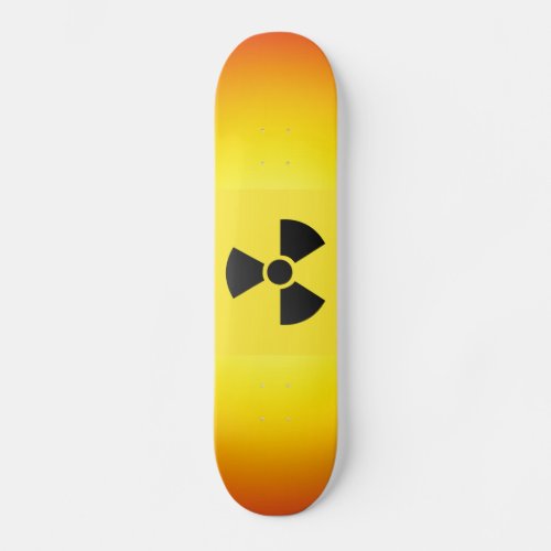 Radioactive Sign Skateboard