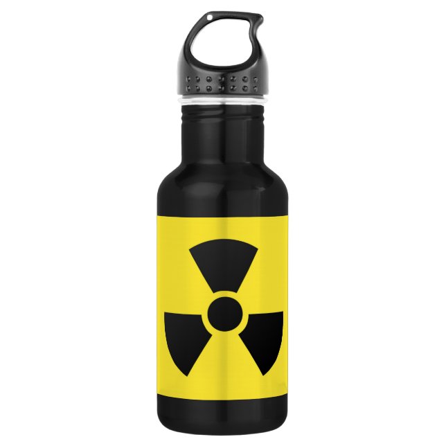 Radioactive Sign Water Bottle (Front)