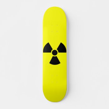 Radioactive Skateboard Mini by kinggraphx at Zazzle