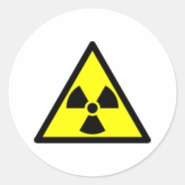 Radioactive sticker (Front)