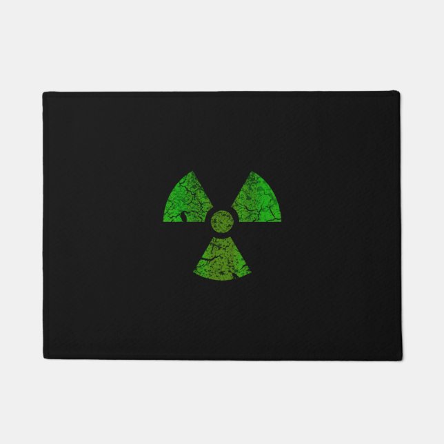 Radioactive Symbol Doormat (Front)