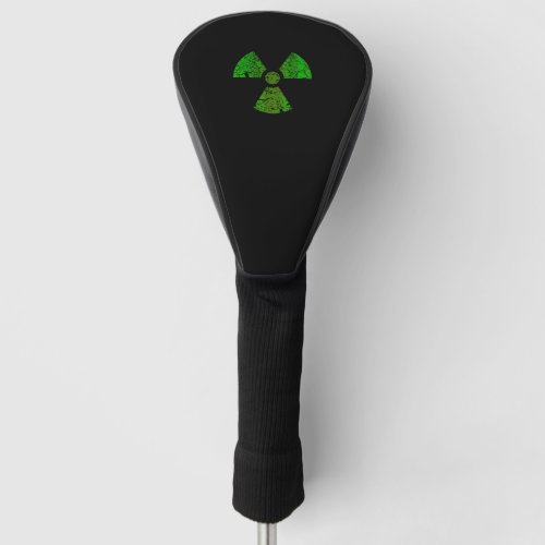 Radioactive Symbol Golf Head Cover