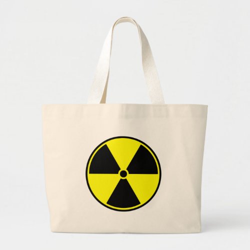Radioactive Symbol Large Tote Bag