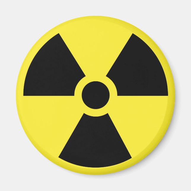 Radioactive Symbol Magnet (Front)