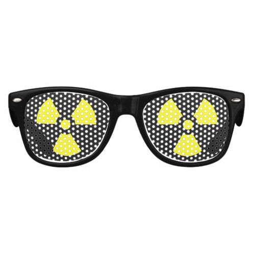 Radioactive Symbols Silly Halloween Dress Up Kids Sunglasses