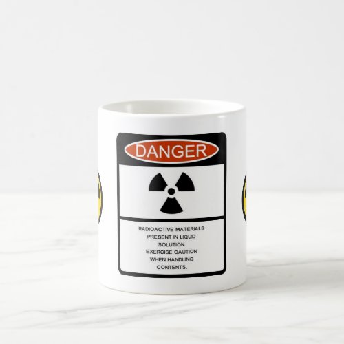Radioactive Warning Magic Mug