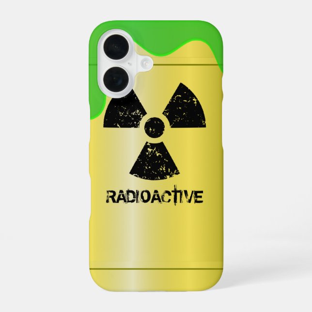 Radioactive Waste Drum Iphone Case (Back)