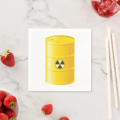 Radioactive Waste Paper Napkins