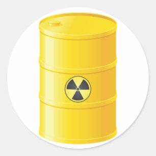 Radioactive Waste Stickers
