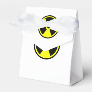 Radioactive Yellow And Black Symbol Favor Boxes
