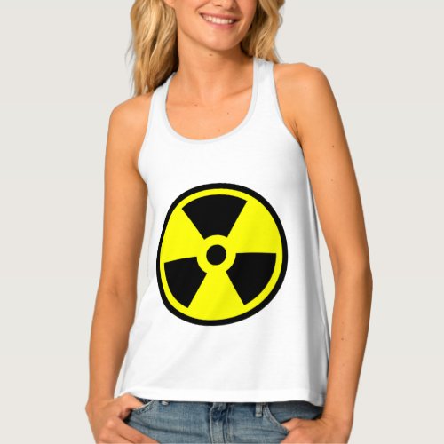 Radioactive Yellow And Black Symbol Tank Top
