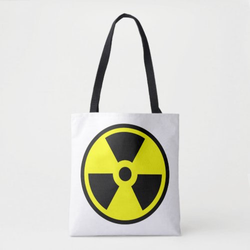 Radioactive Yellow And Black Symbol Tote Bag