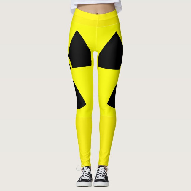 Radioactive Yellow Leggings (Front)
