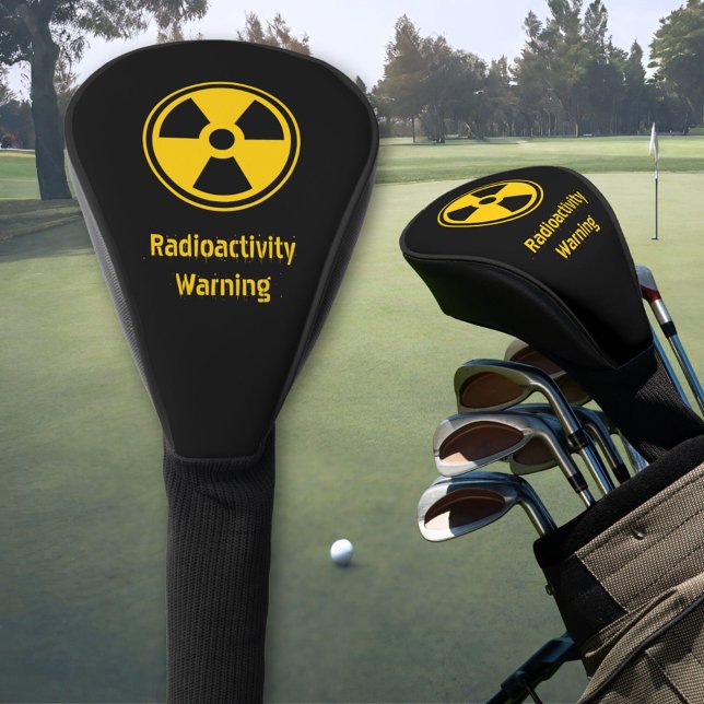 Radioactivity Warning Golf Head Cover (Creator Uploaded)