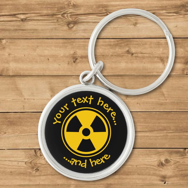 Radioactivity Warning Keychain (Creator Uploaded)