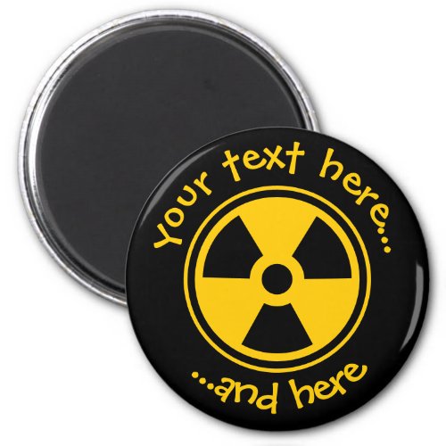 Radioactivity Warning Magnet