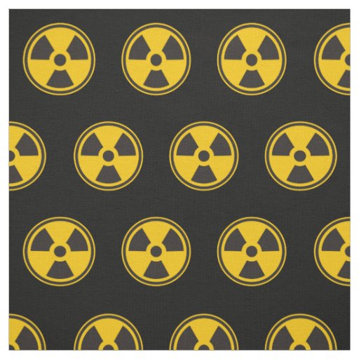 Radioactivity Warning Pattern Fabric