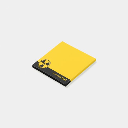 Radioactivity Warning Post_it Notes