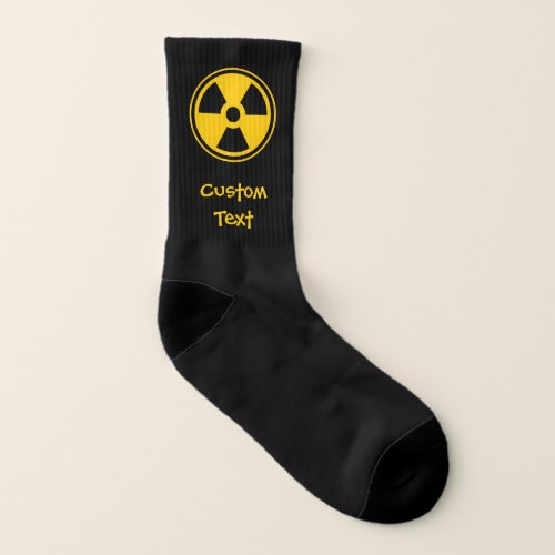 Radioactivity Warning Socks