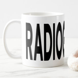 RADIOGRAPHER Black Typography Coffee Mug
