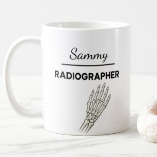 RADIOGRAPHER Personalized Name X-Ray Tech Gift Coffee Mug