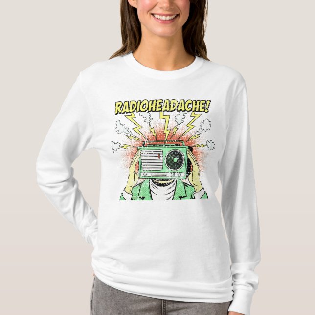 Radioheadache Vintage Retro T-Shirt (Front)
