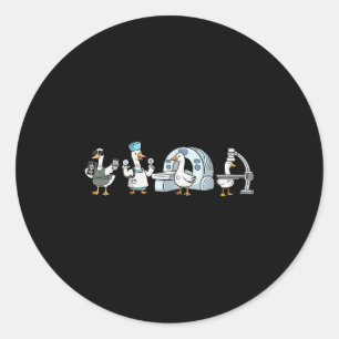 Radiologic Technologist Goose Radiology X-ray Radi Classic Round Sticker