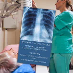 Radiologic Technologist Medical Imaging Business Card