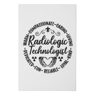 Radiologic Technologist Nurse Xray Radiology Tech Faux Canvas Print