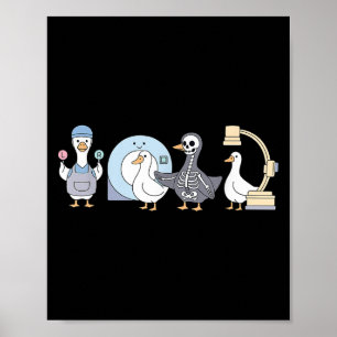 Radiologic Technologist Rad Tech Goose Minimalist  Poster