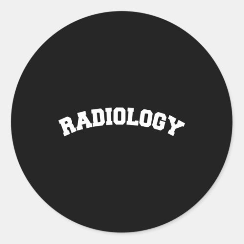 Radiologic Technologist Rad Tech Xray Classic Round Sticker