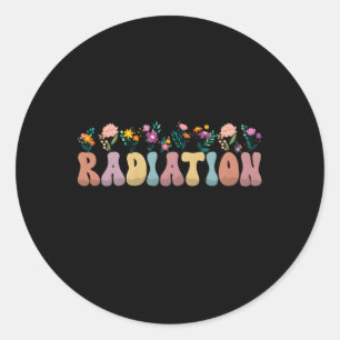 Radiologic Technologist Therapist Radiation Oncolo Classic Round Sticker