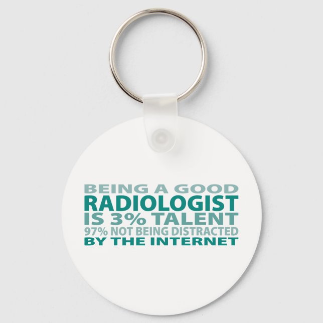 Radiologist 3% Talent Keychain (Front)