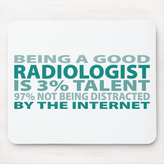 Radiologist 3% Talent Mouse Pad (Front)