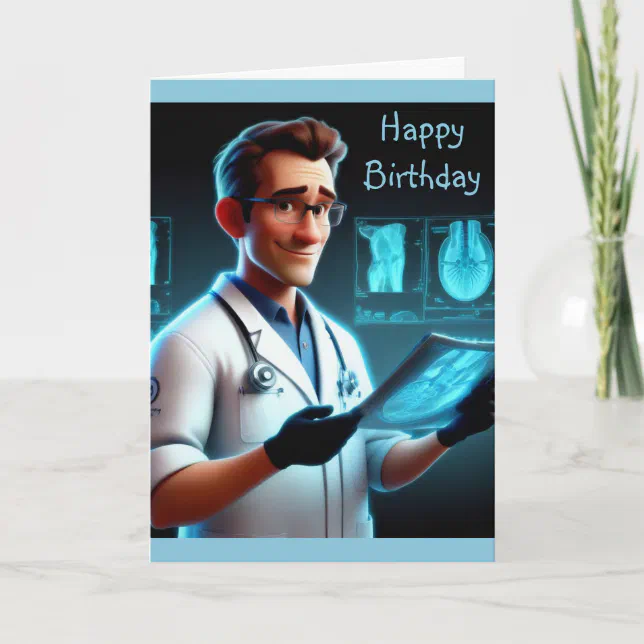 Radiologist Birthday Card | Zazzle