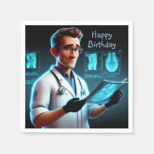 Radiologist Birthday Napkins