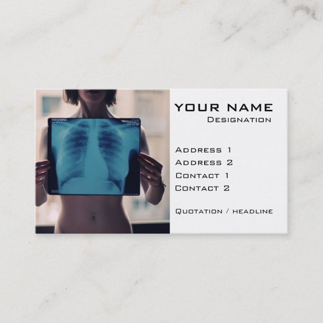 Radiologist Business Card (Front)