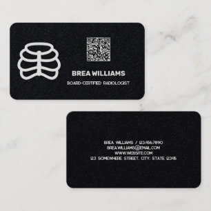 Radiologist Custom QR Business Card