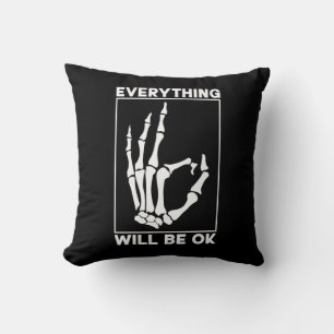 Radiologist Everything Will Be Ok Radiology Tech Throw Pillow