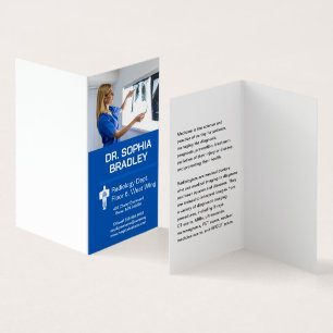 Radiologist Examining Patient X-ray Business Card