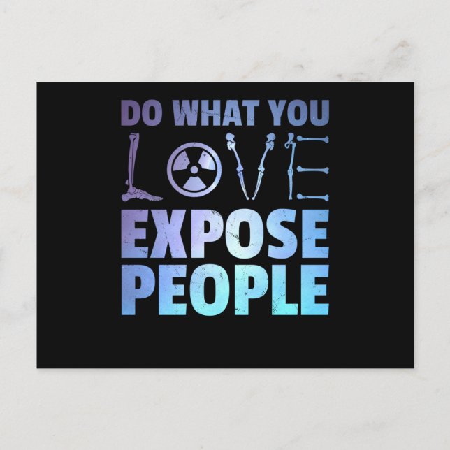 Radiologist Joke Funny Radiology Humor Rad Tech Postcard (Front)