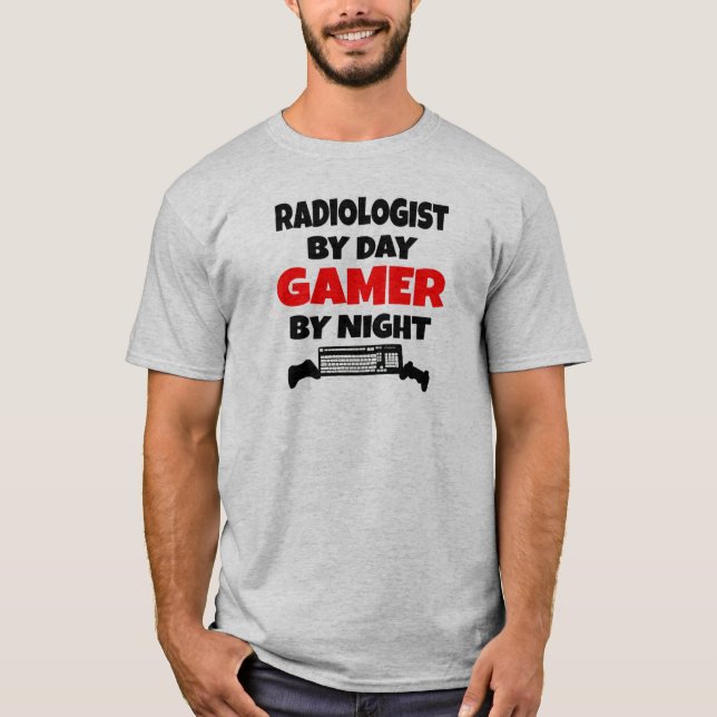 Radiologist Loves Playing Video Games T-Shirt (Front)