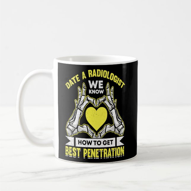 Radiologist Medical Radiation Technologist Radiolo Coffee Mug (Left)