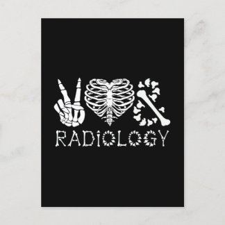 Radiologist Quote Rad Tech Radiology X-Ray Xray Holiday Postcard