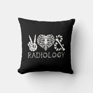 Radiologist Quote Rad Tech Radiology X-Ray Xray Throw Pillow