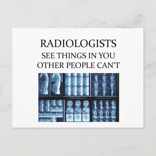 RADIOLOGisT  radiology Postcard (Front)