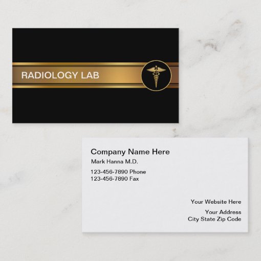 Radiology Business Cards Zazzle