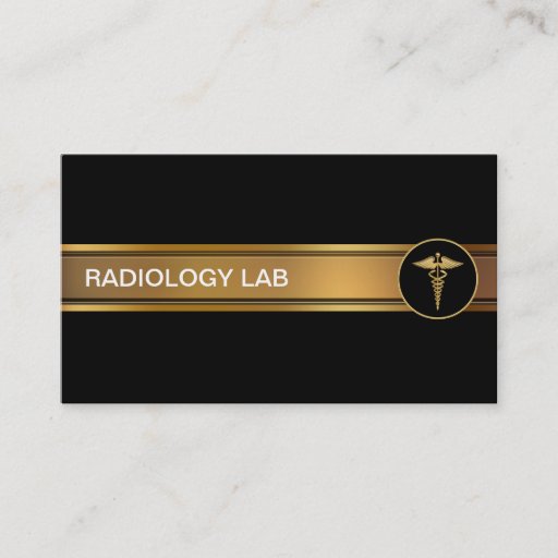 Customizable Radiology Business Cards