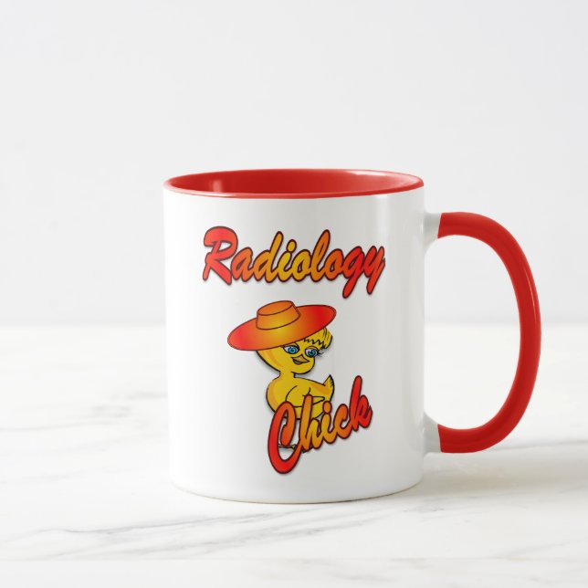 Radiology chick #5 mug (Right)